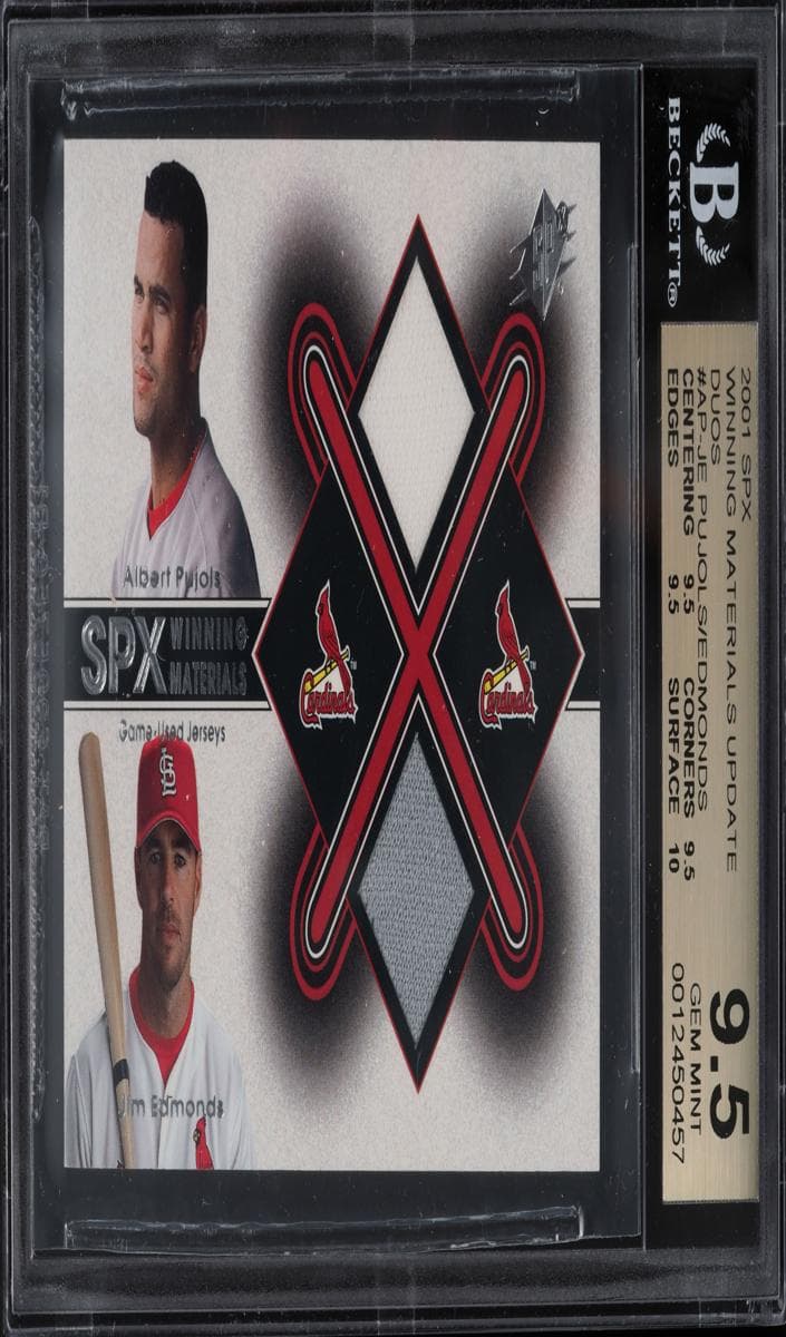 Albert Pujols / Jim Edmonds 2001 upper-deck