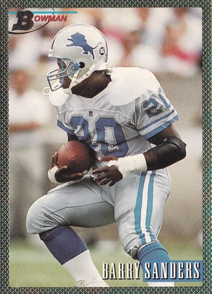 Barry Sanders 1993 bowman