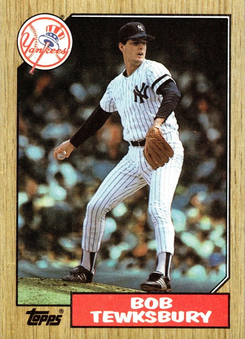Bob Tewksbury trading card