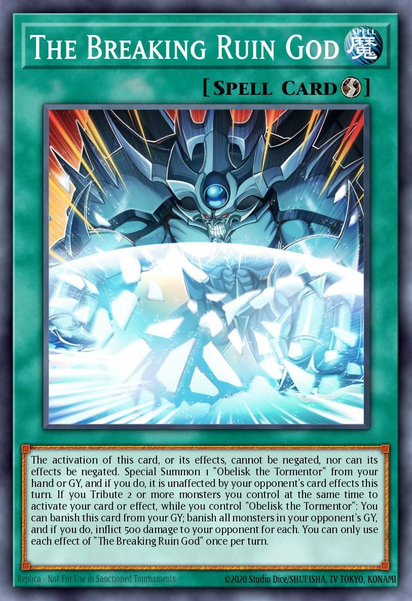 The Breaking Ruin God 2022 Yu-Gi-Oh! Japanese World Premiere Pack 2022