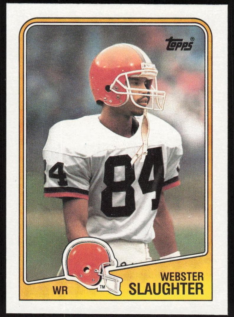 Webster Slaughter trading card