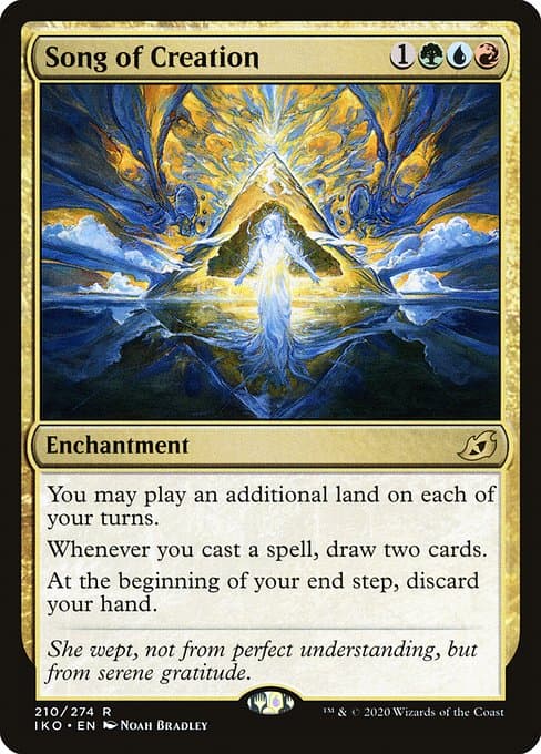 Song of Creation 2020 Magic: The Gathering Ikoria Lair of Behemoths Extended Art Foil