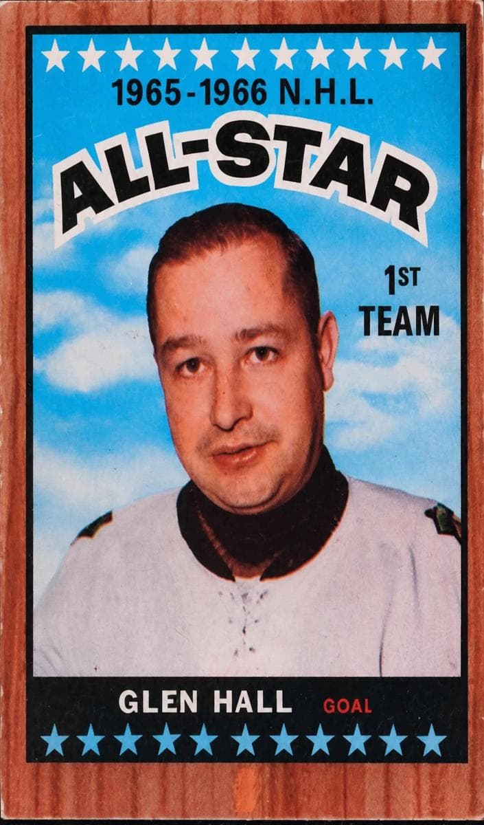 Glenn Hall 1966 topps