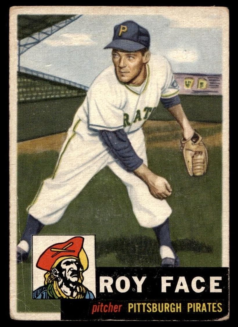 Roy Face 1953 topps