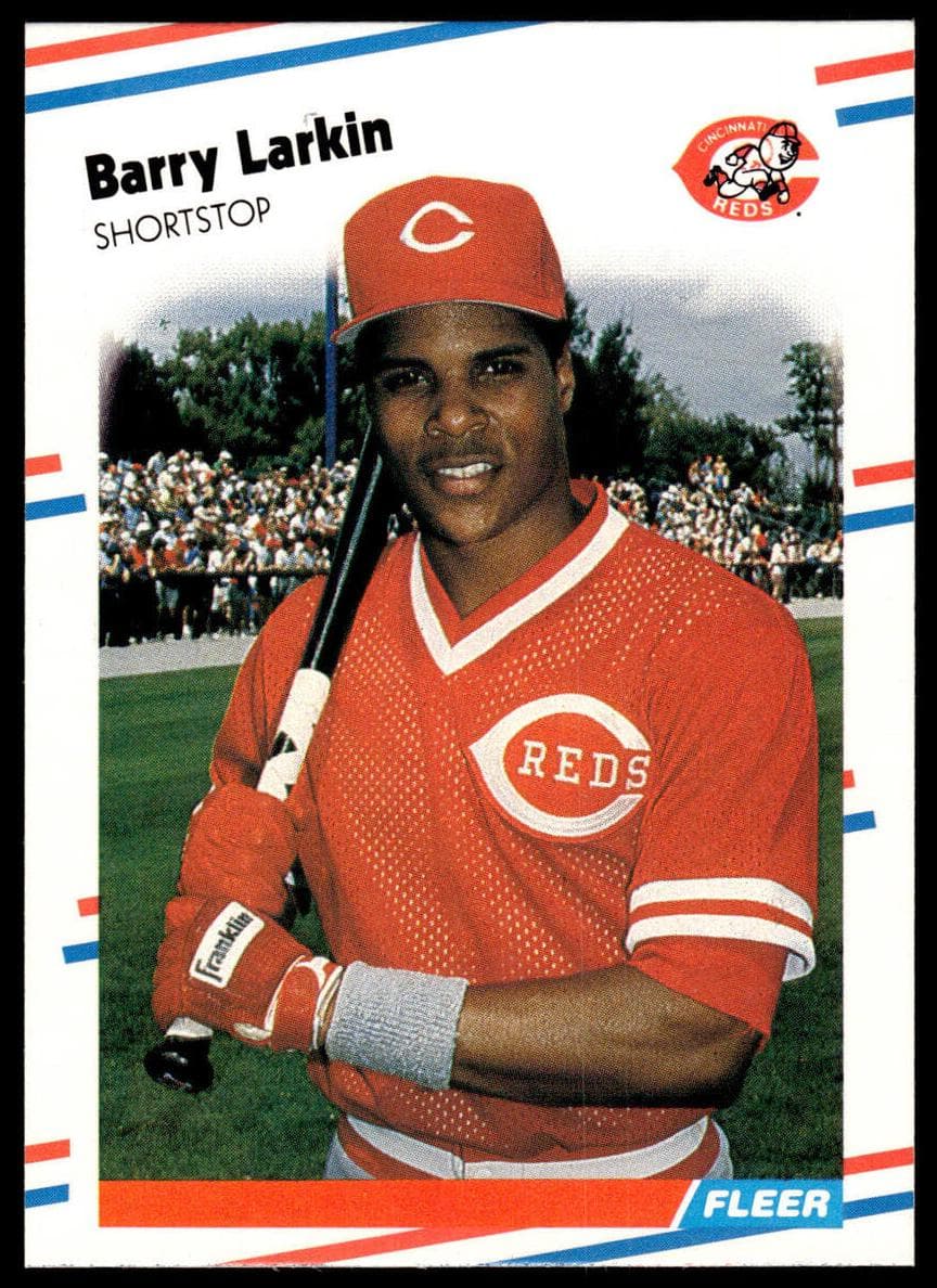 Barry Larkin 1988 fleer Fleer