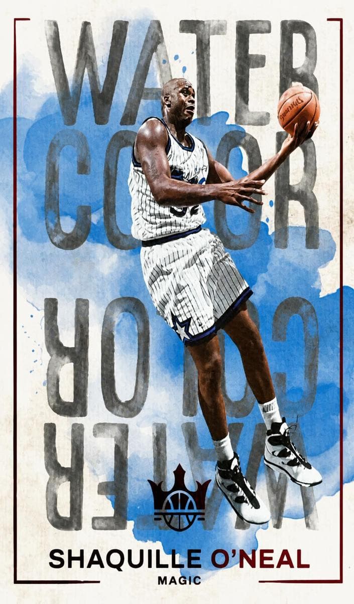 Shaquille O'Neal 2024 panini Panini Court Kings