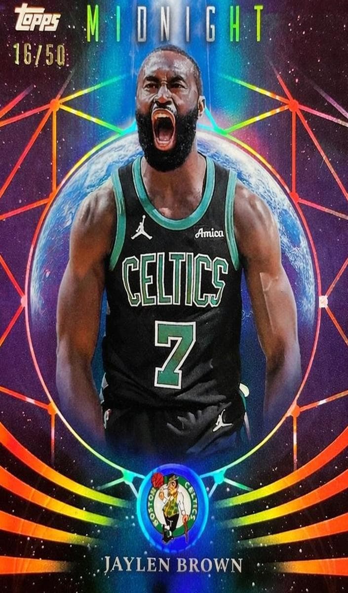 Jaylen Brown 2025 topps Topps Midnight