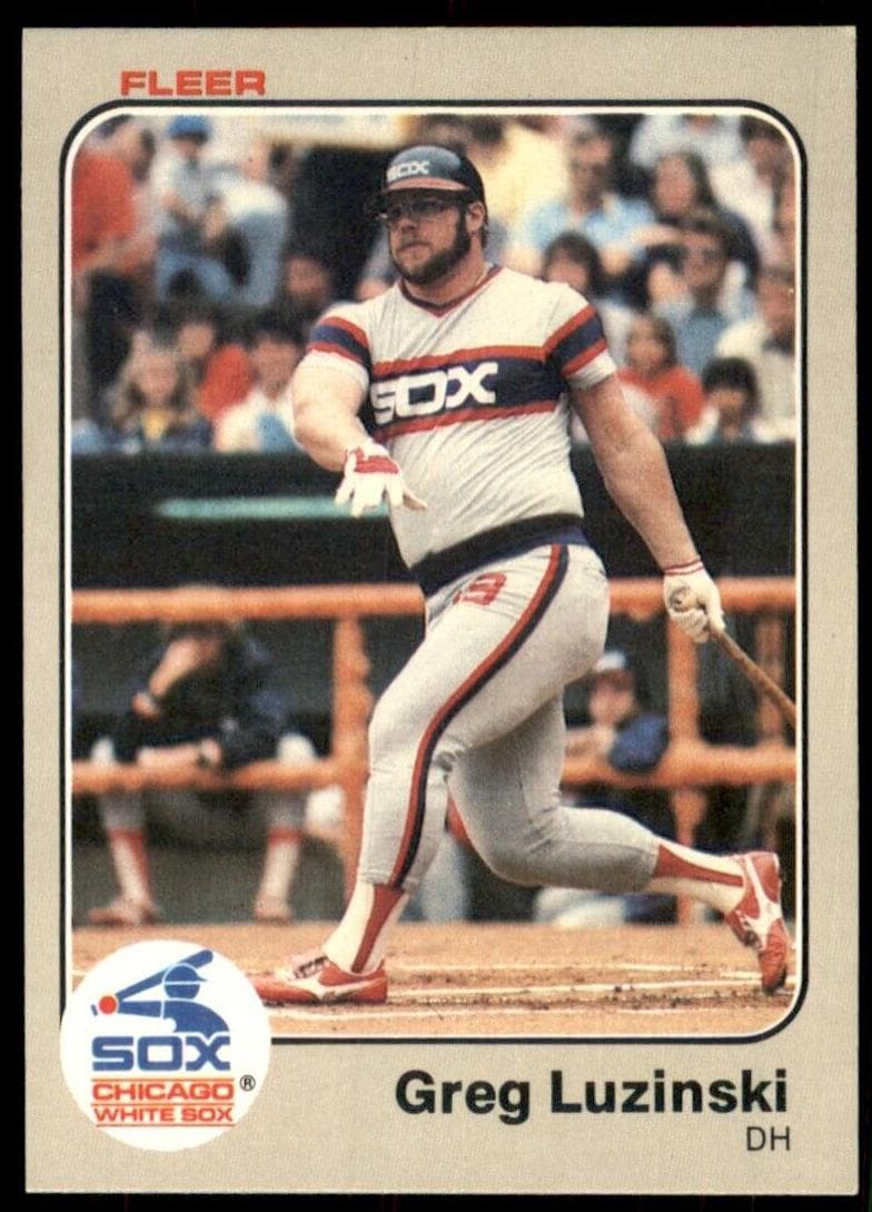 Greg Luzinski 1983 fleer Fleer
