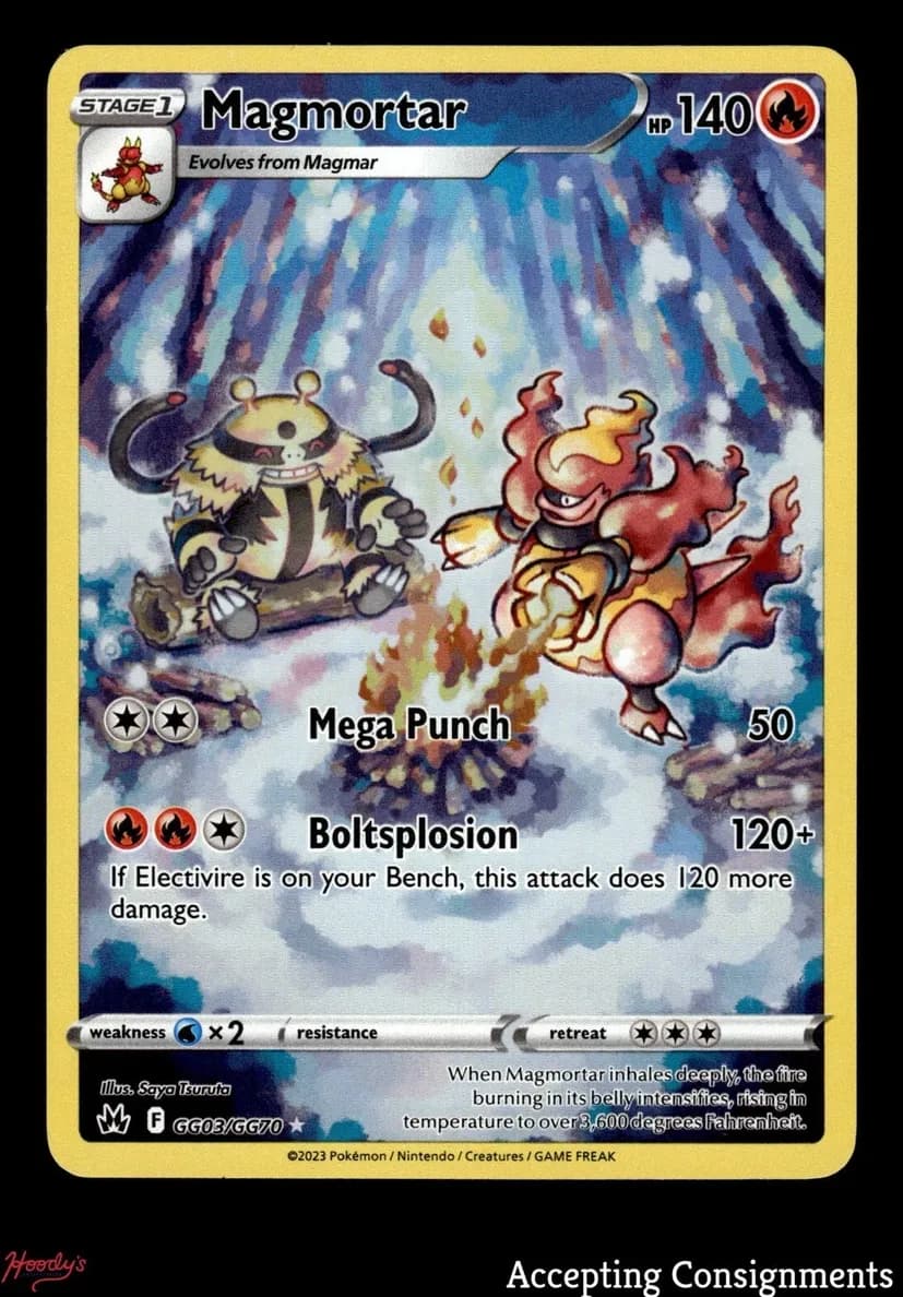 Magmortar trading card