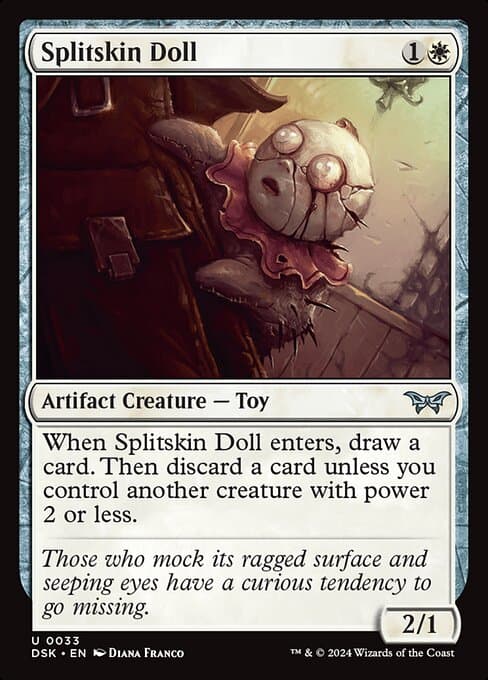 Splitskin Doll 2024 Magic: The Gathering Duskmourn: House of Horror