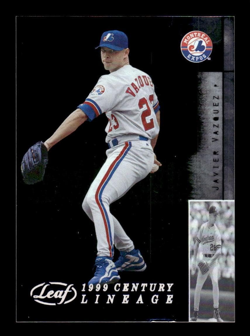 Javier Vazquez trading card