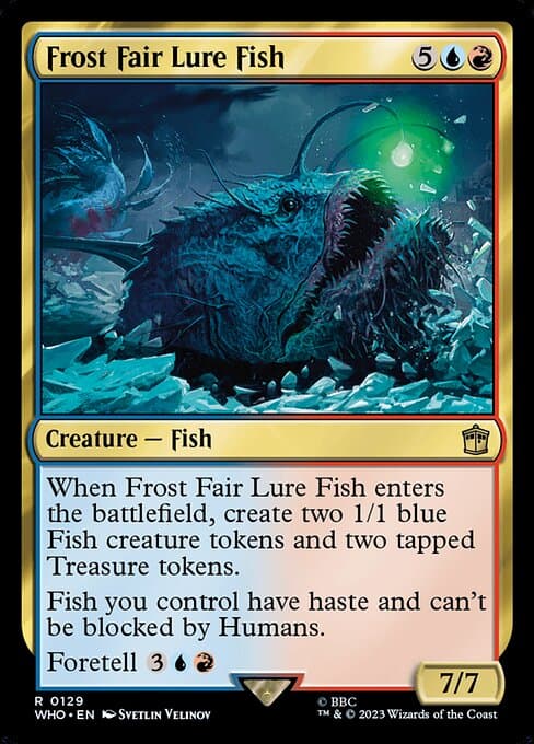 Frost Fair Lure Fish 2023 Magic: The Gathering Doctor Who