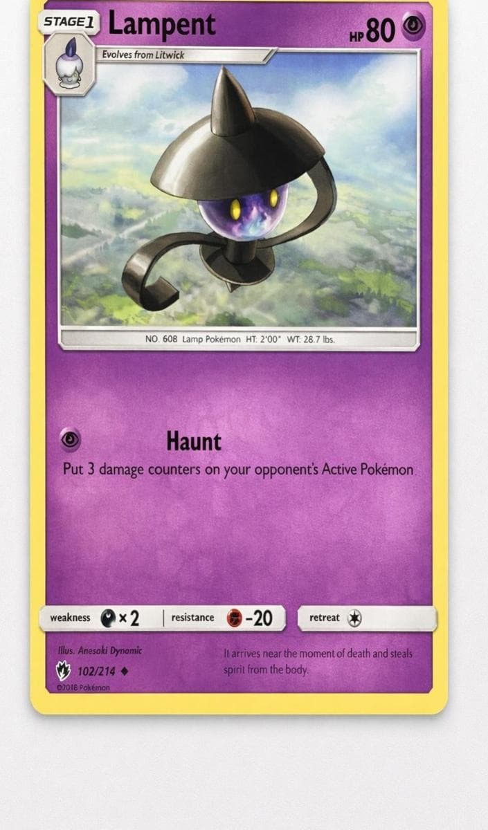 Lampent trading card