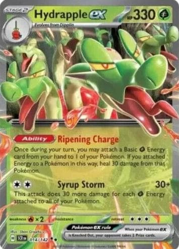 Hydrapple ex trading card