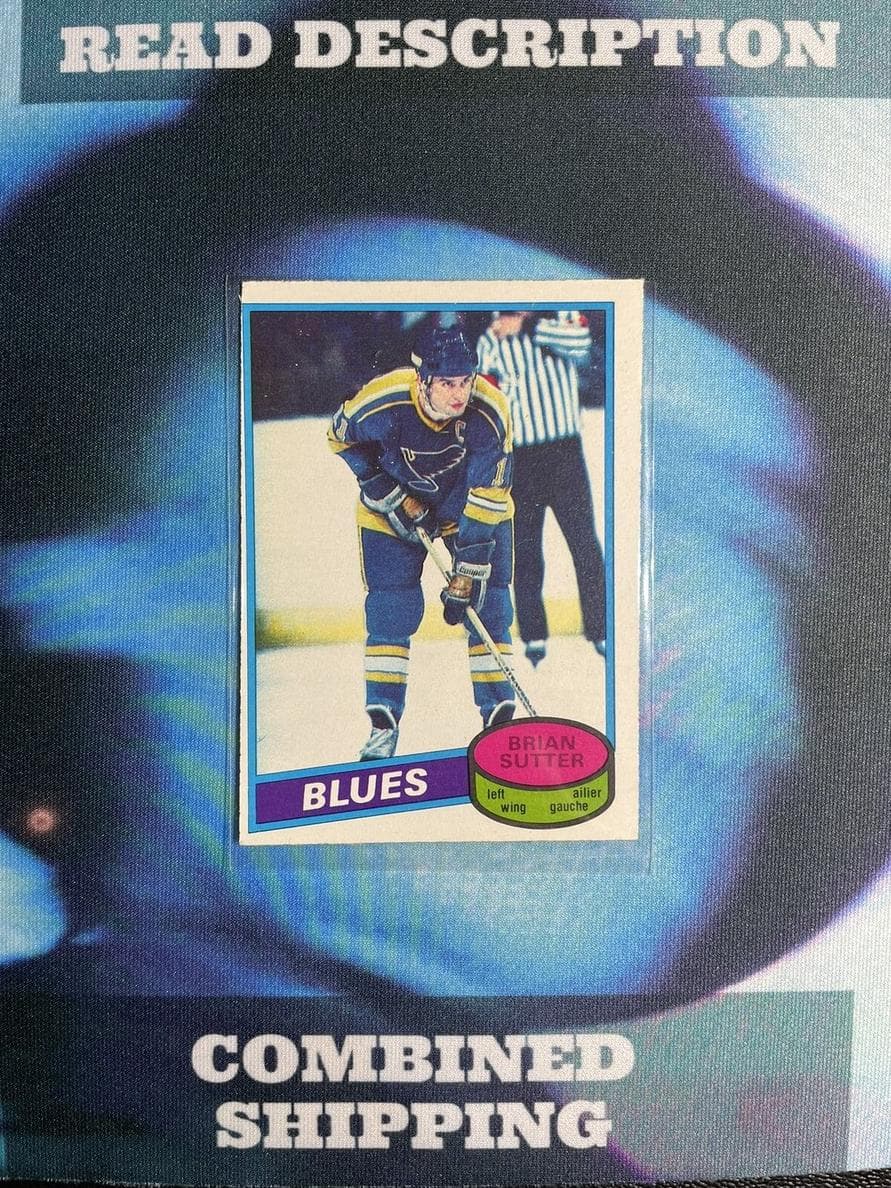 Brian Sutter 1980 topps Topps