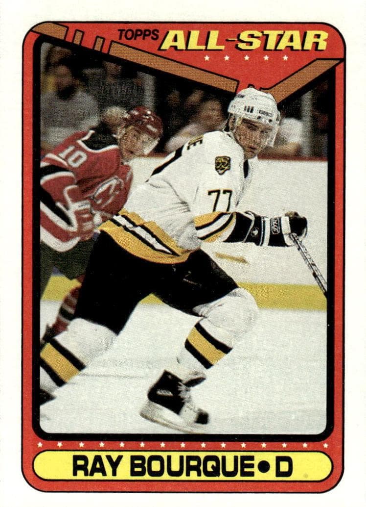 Ray Bourque 1990 topps Topps