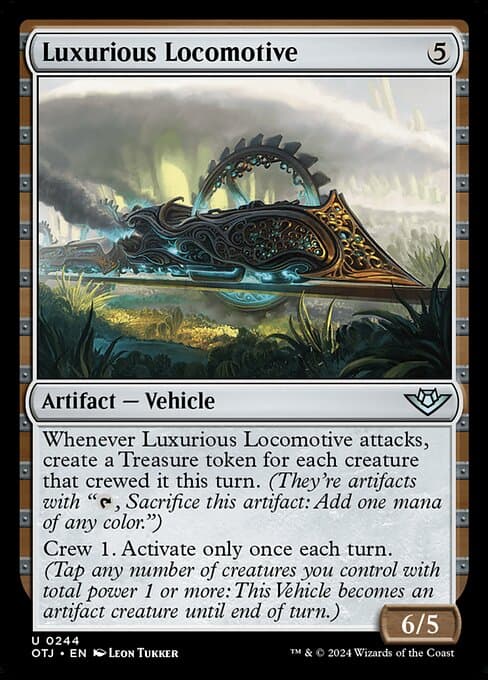 Luxurious Locomotive 2024 Magic: The Gathering Outlaws of Thunder Junction