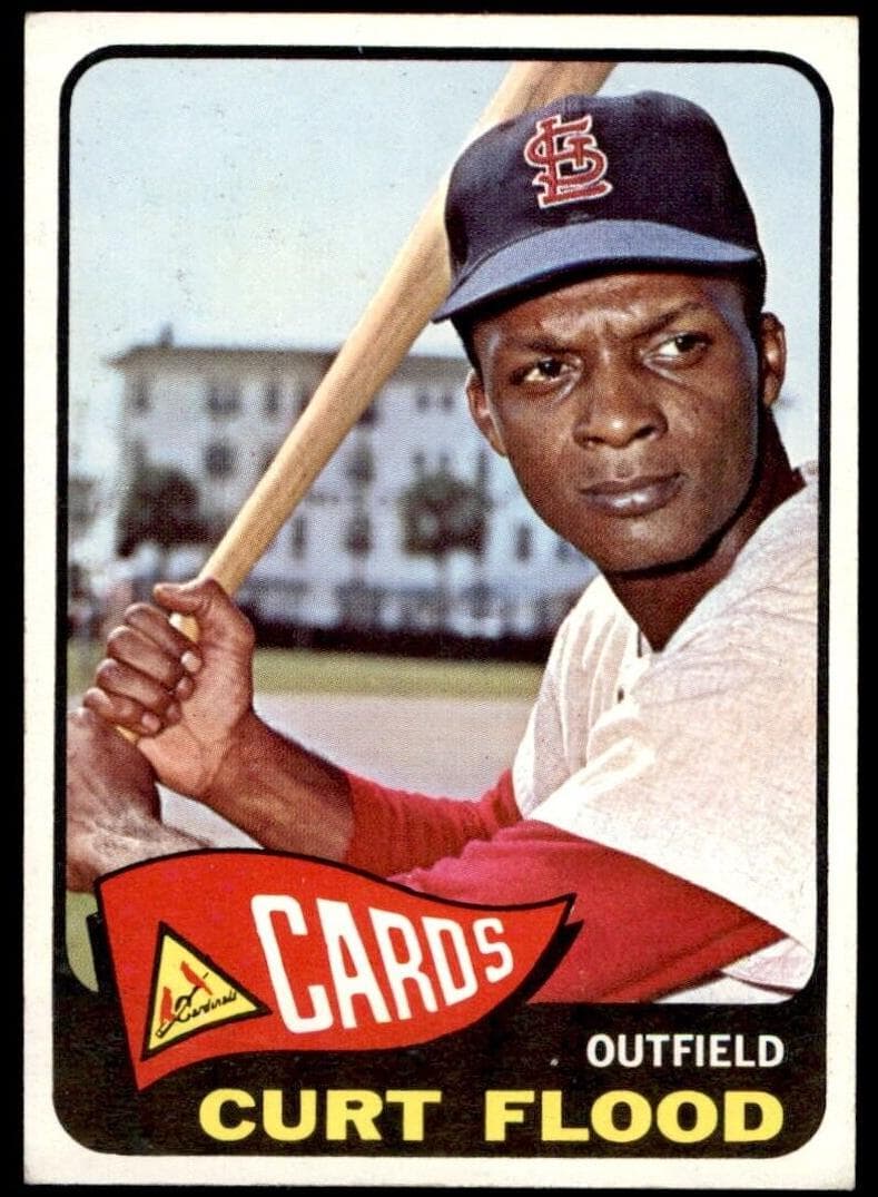 Curt Flood 1965 topps Topps