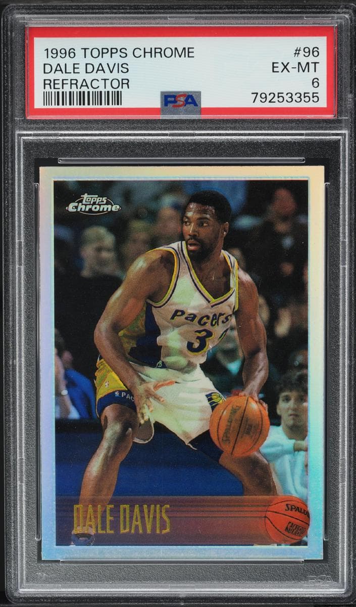 Dale Davis 1996 topps Chrome