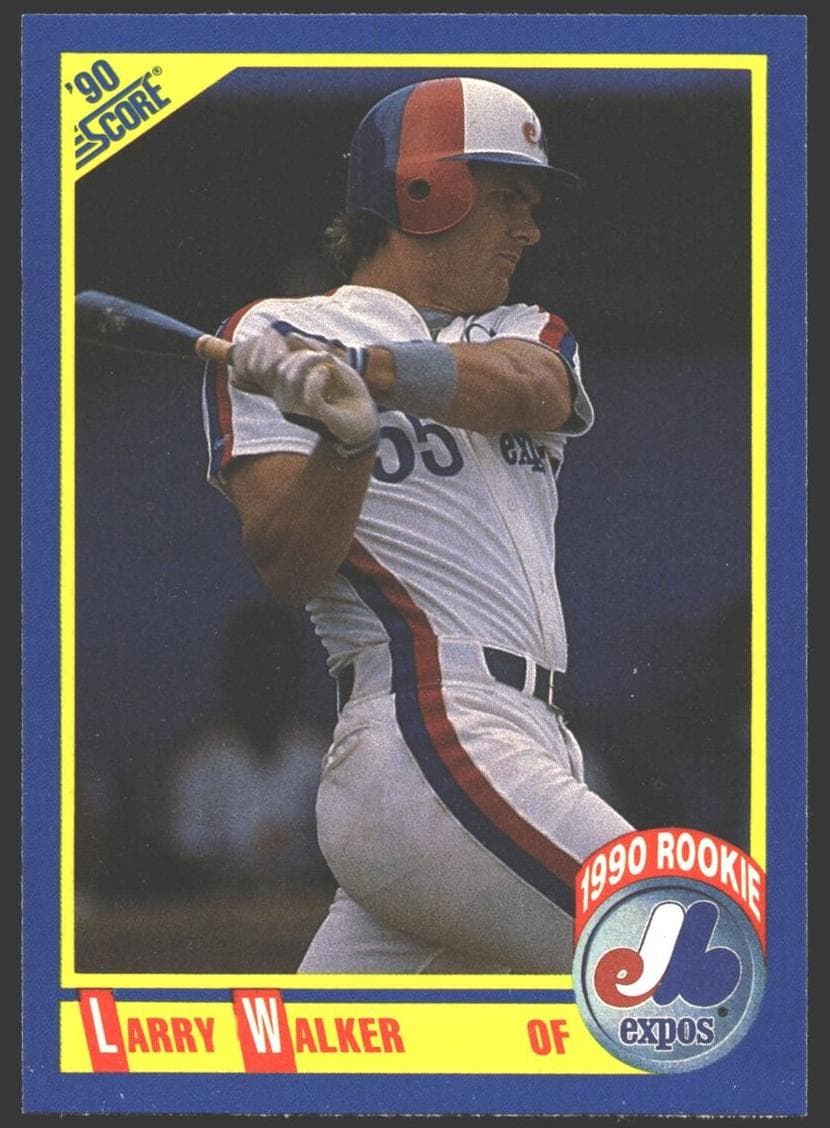 Larry Walker trading card