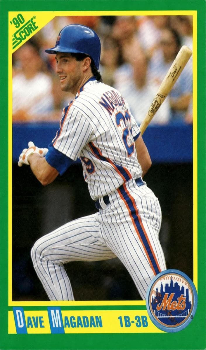 Dave Magadan 1990 panini Score