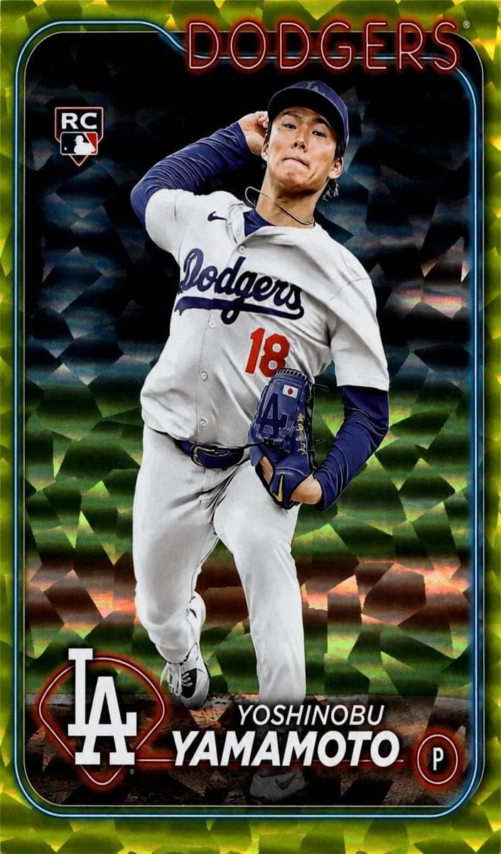Yoshinobu Yamamoto 2024 topps Topps Heritage