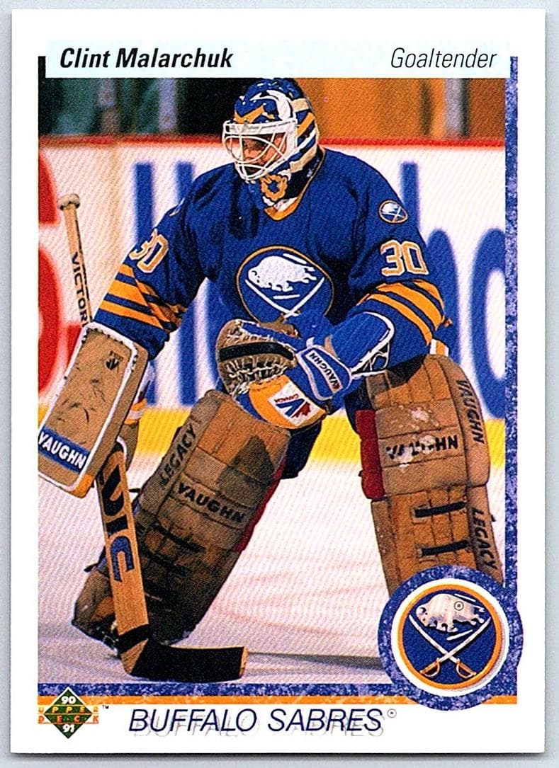 Clint Malarchuk 1990 upper-deck Upper Deck