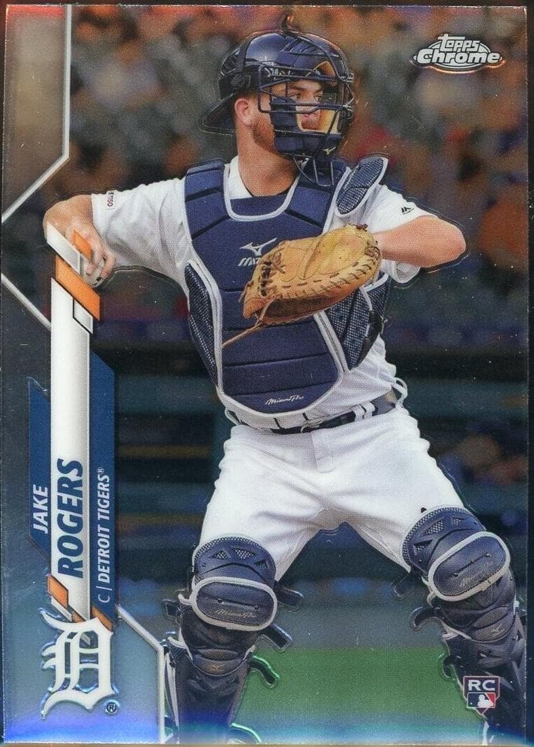 Jake Rogers 2020 topps Topps Chrome