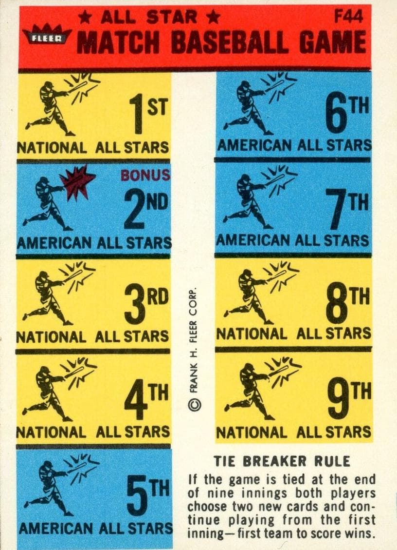 Match Baseball Game #f44