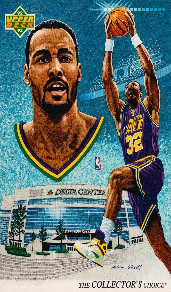Karl Malone 1992 upper-deck Upper Deck