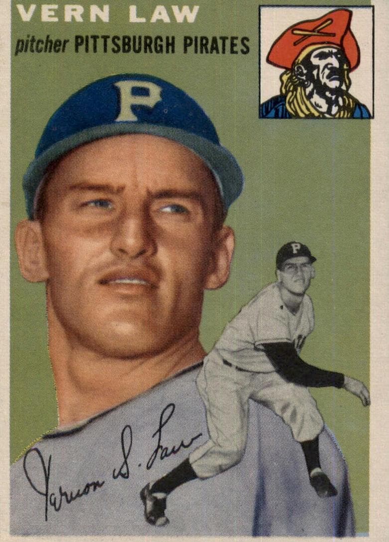 Vern Law 1954 topps Topps