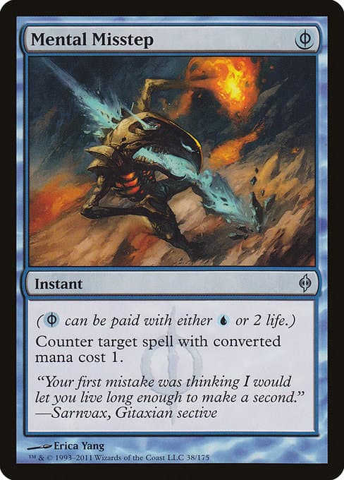 Mental Misstep 2011 Magic: The Gathering New Phyrexia Foil