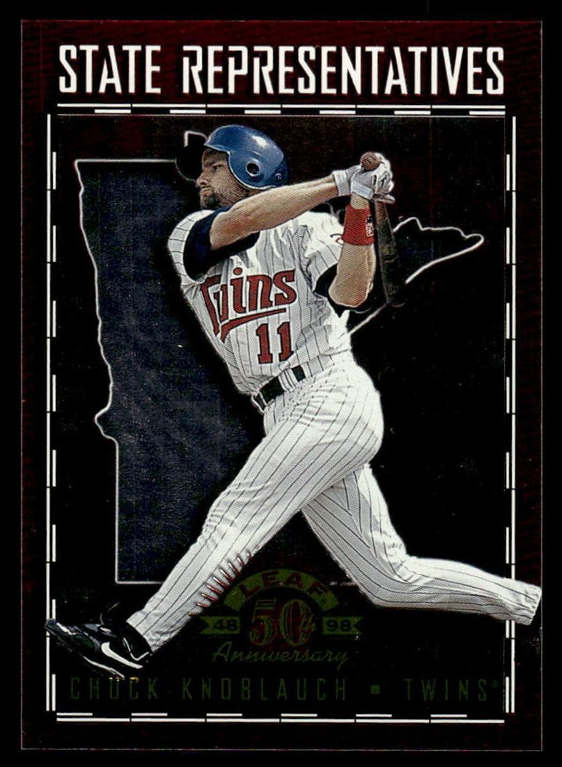 Chuck Knoblauch 1998 leaf Leaf