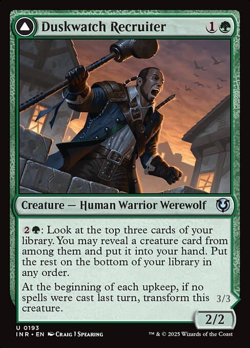 Duskwatch Recruiter // Krallenhorde Howler #193