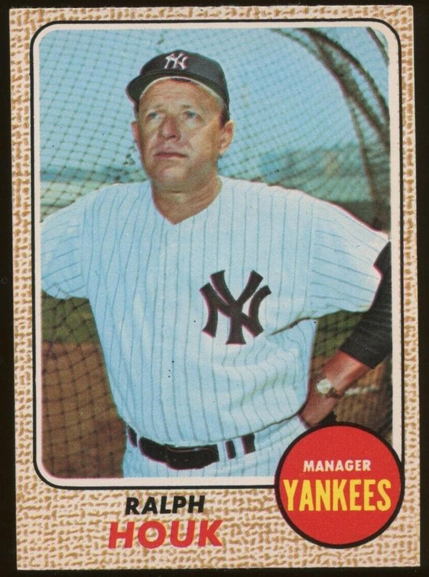 Ralph Houk 1968 topps O-Pee-Chee