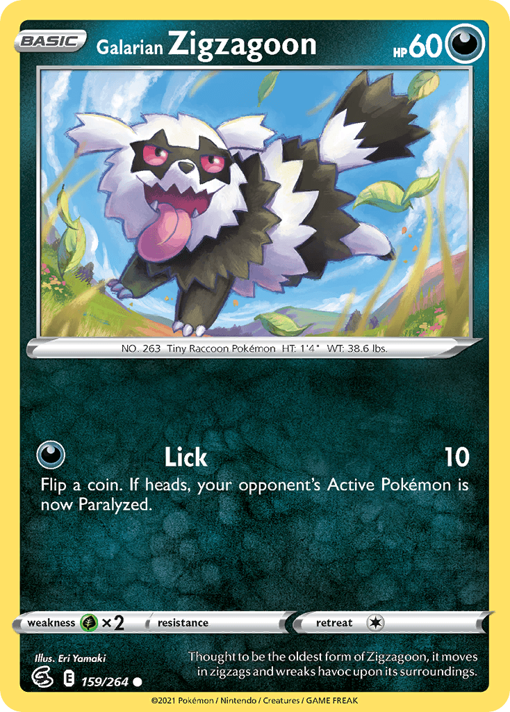 Galarian Zigzagoon 2020 Pokemon