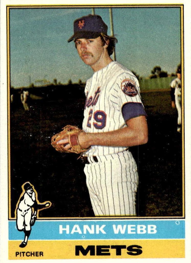 Hank Webb 1976 topps Topps