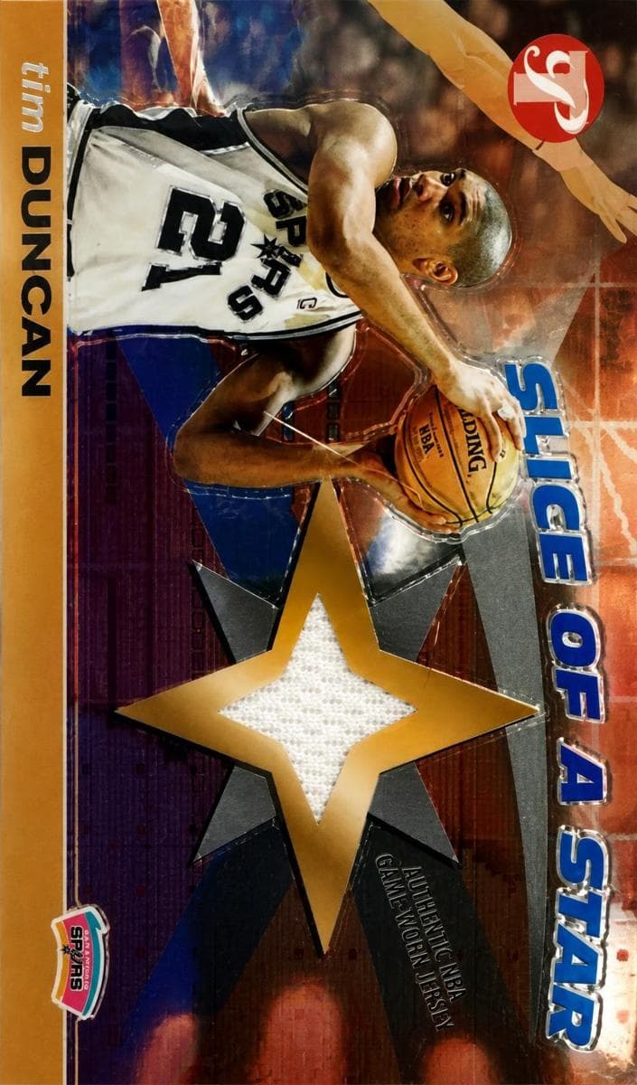 Tim Duncan 2001 topps Topps Pristine