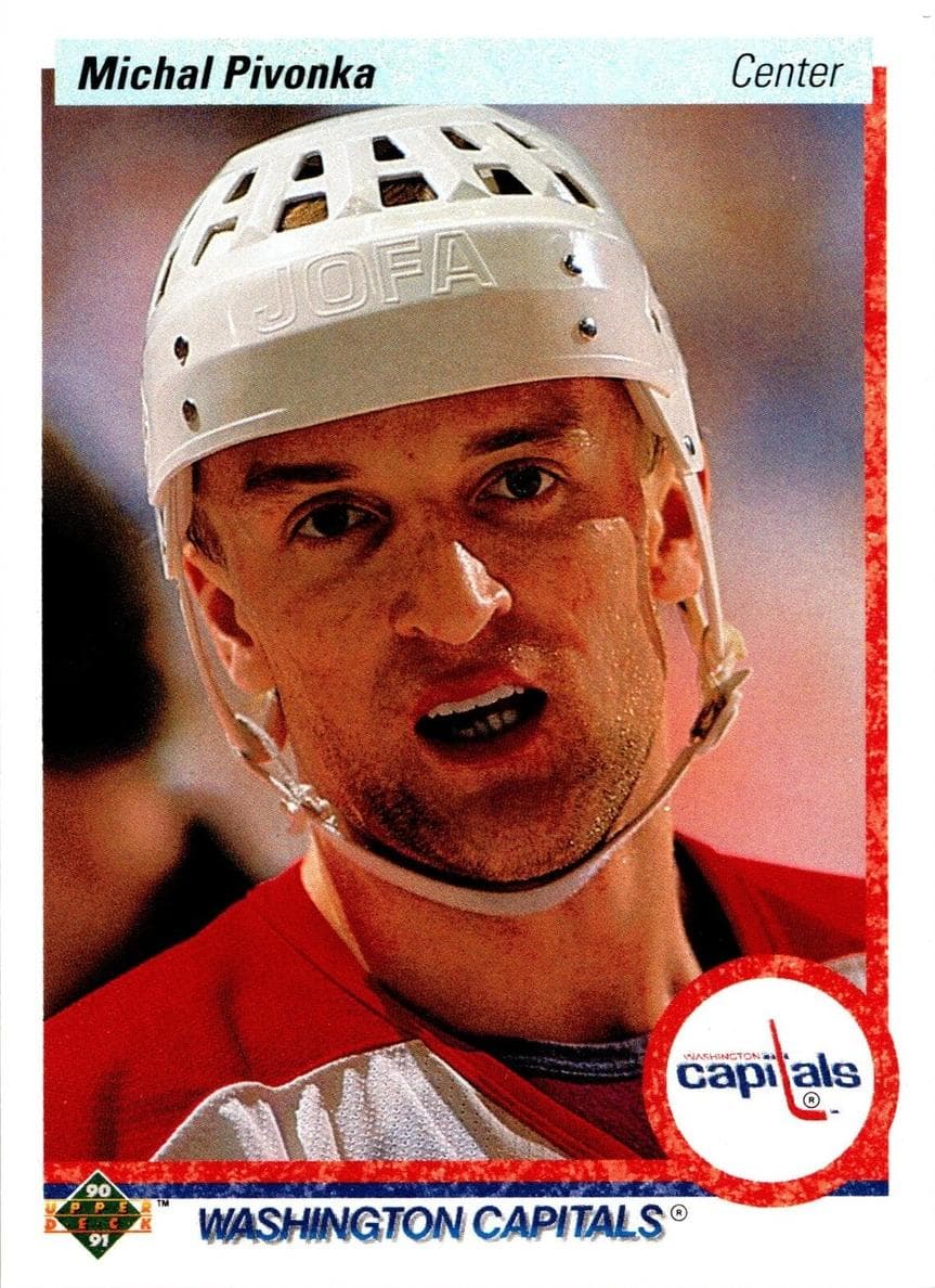 Michal Pivonka 1990 upper-deck Upper Deck