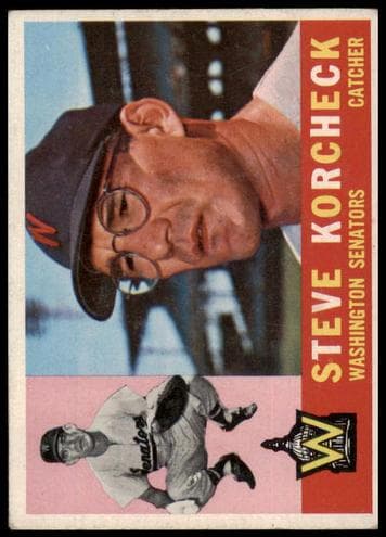 Steve Korcheck 1960 topps Topps