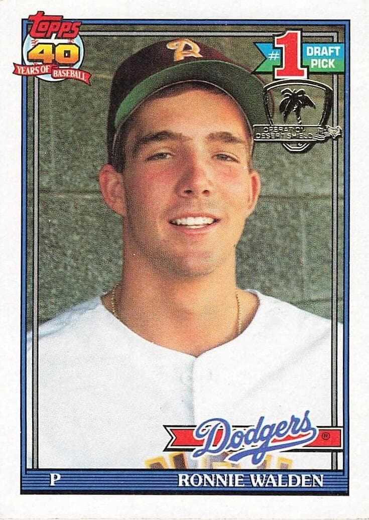 Ronnie Walden 1991 topps Topps