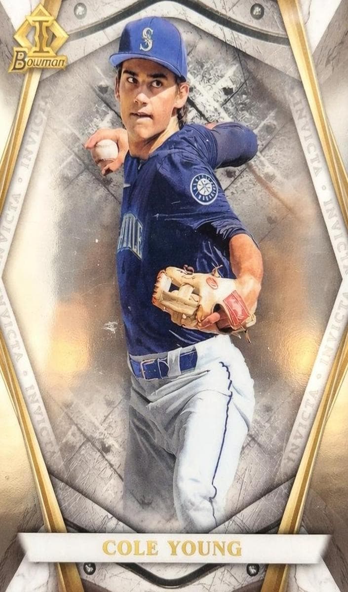 Cole Young 2022 bowman Bowman Draft