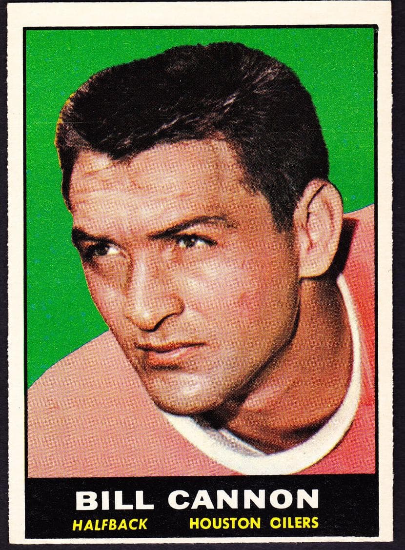 Billy Cannon 1961 topps