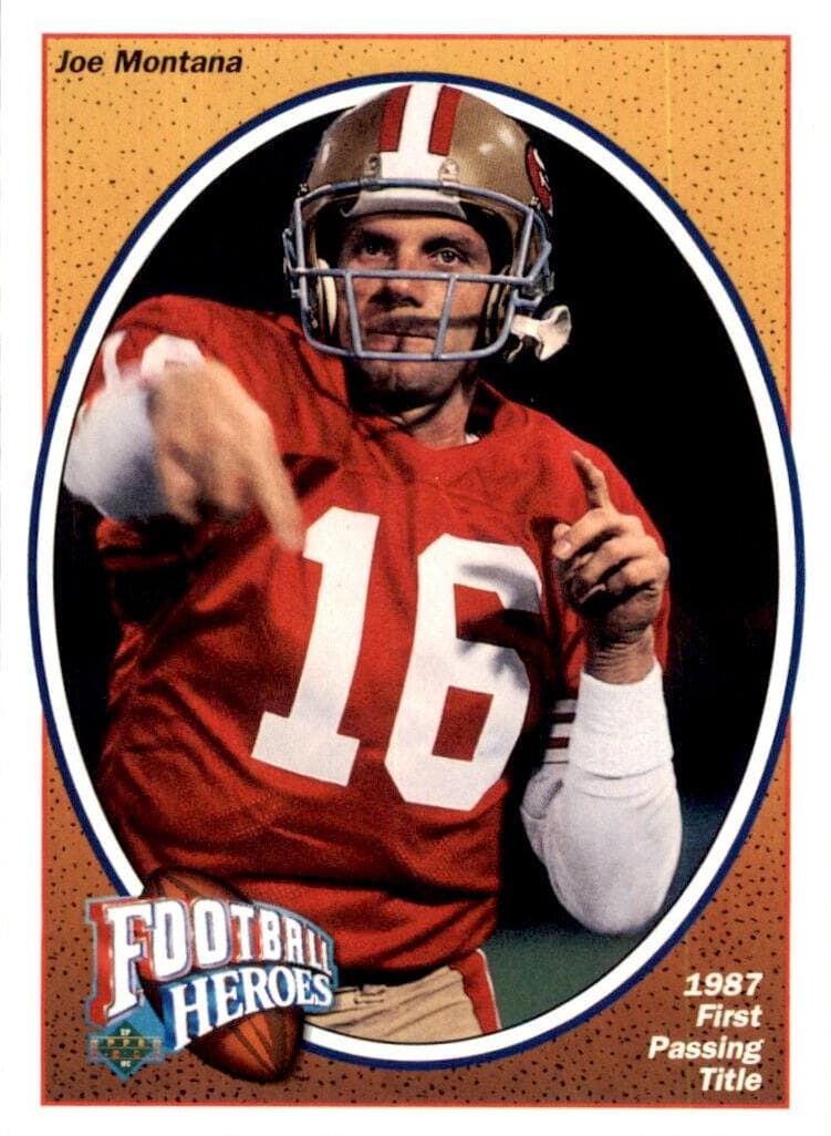 Joe Montana 1991 upper-deck Upper Deck