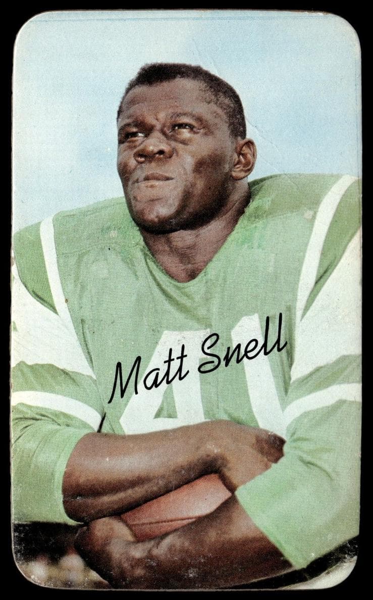 Matt Snell 1970 topps