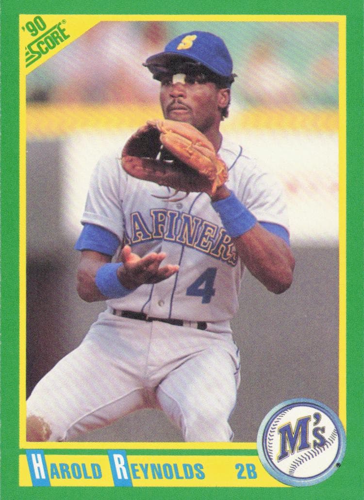 Harold Reynolds trading card