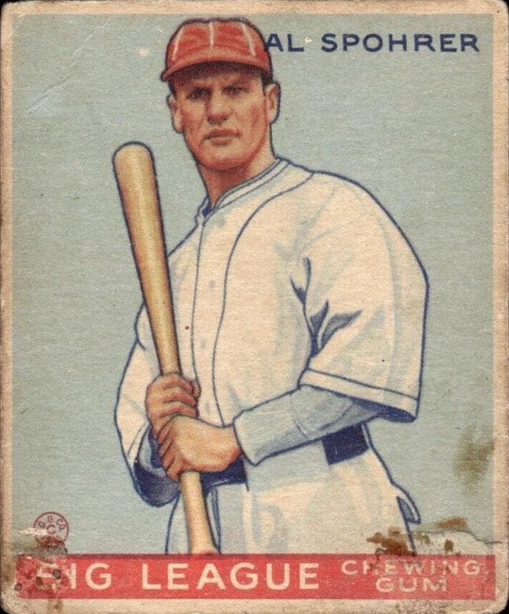Al Spohrer 1933 unknown Goudey