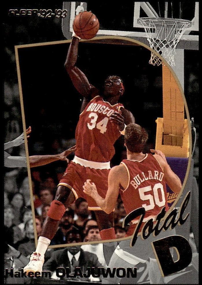 Hakeem Olajuwon 1992 fleer Fleer