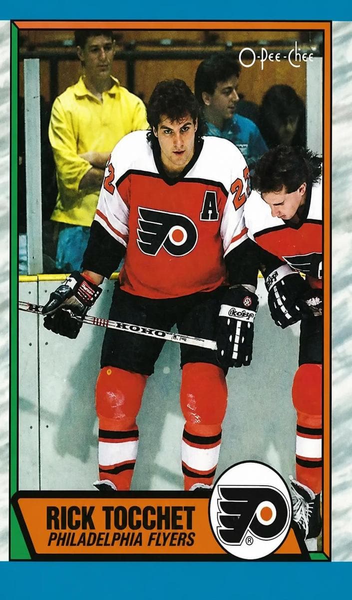 Rick Tocchet 1989 topps O-Pee-Chee