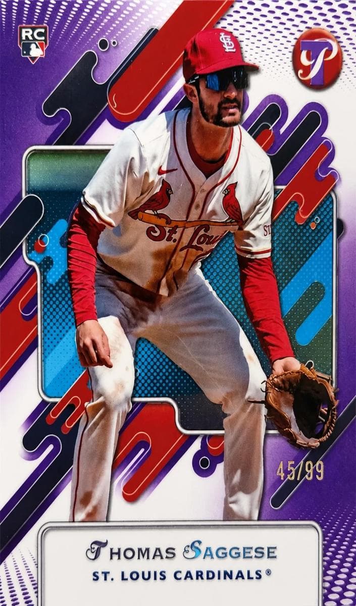 Thomas Saggese 2025 topps Topps Pristine